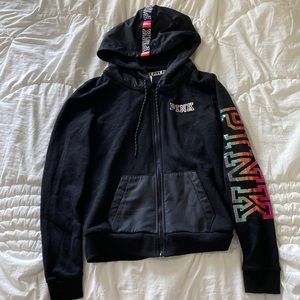 Pink Victoria’s secret Zip Up Hoodie